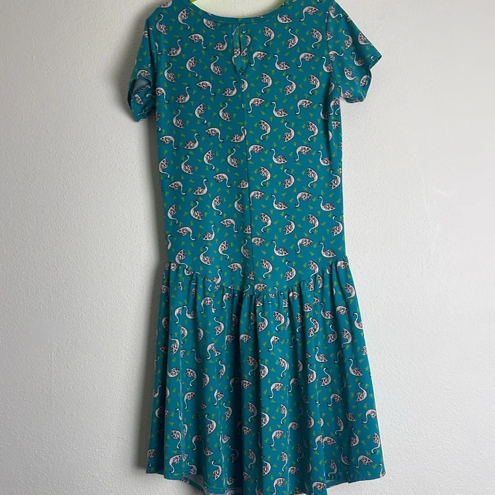 Dot Dot Smile Drop waist cap sleeve Swan dress 11